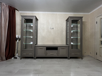 Витрина с подсветкой Classic глиняный серый REG1W1SZK