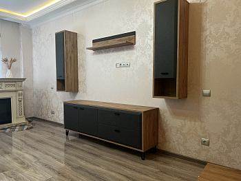 Тумба под телевизор Grace дуб наварра/графит