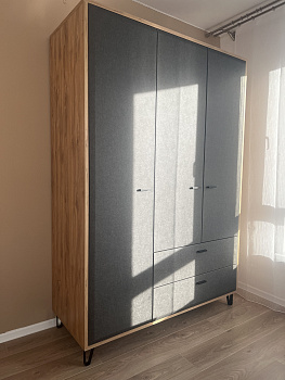 Шкаф Grace дуб наварра/графит