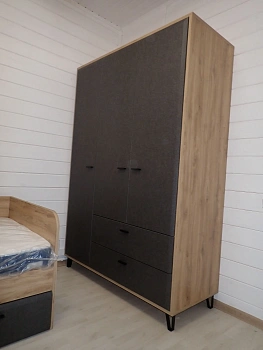 Шкаф Grace дуб наварра/графит