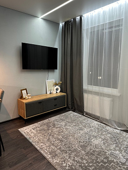 Тумба под телевизор Grace дуб наварра/графит