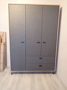 Шкаф Grace дуб наварра/графит