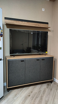 Тумба Grace дуб наварра/графи