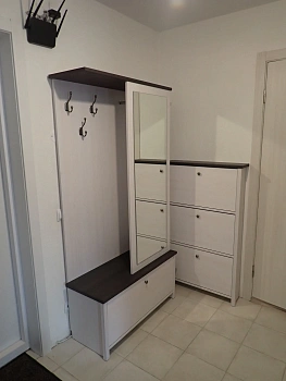 Шкаф с зеркалом Porto джанни/сосна ларико