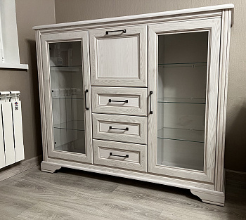 Тумба-витрина Stylius лиственница сибирская