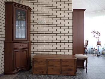 Тумба угловая Kentaki каштан