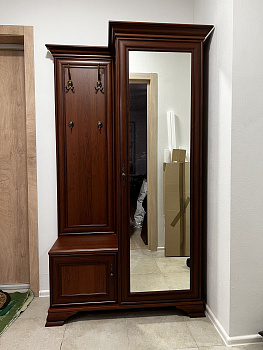 Шкаф с вешалкой Kentaki каштан